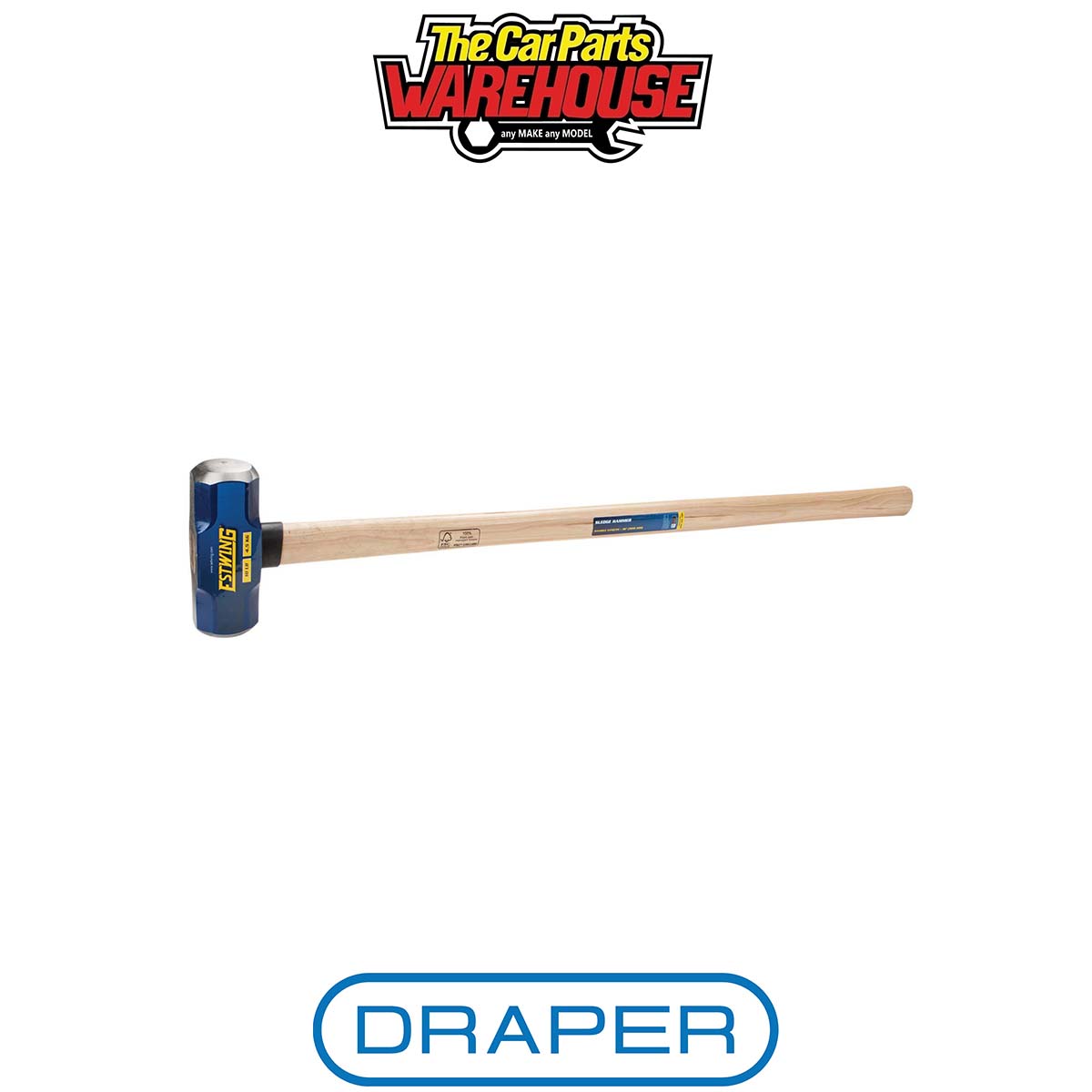 Draper 31316 Estwing Hickory Shaft Sledge Hammer 45kg/10lb