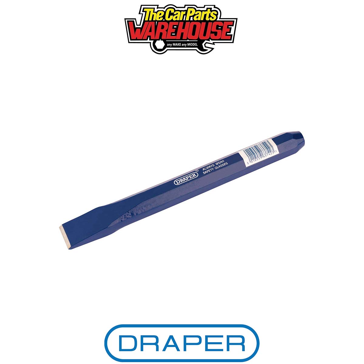 Draper 63742 Octagonal Shank Cold Chisel 25 x 250mm (Sold Loose)