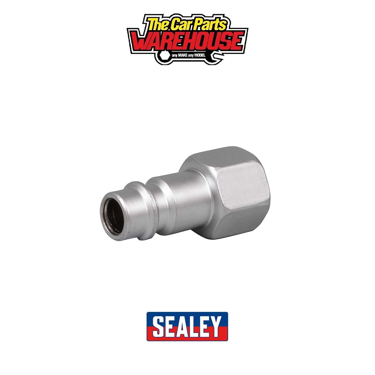 Sealey ACH18 High Flow Screwed Adaptor Female 1/4""BSPT - Pack of 5