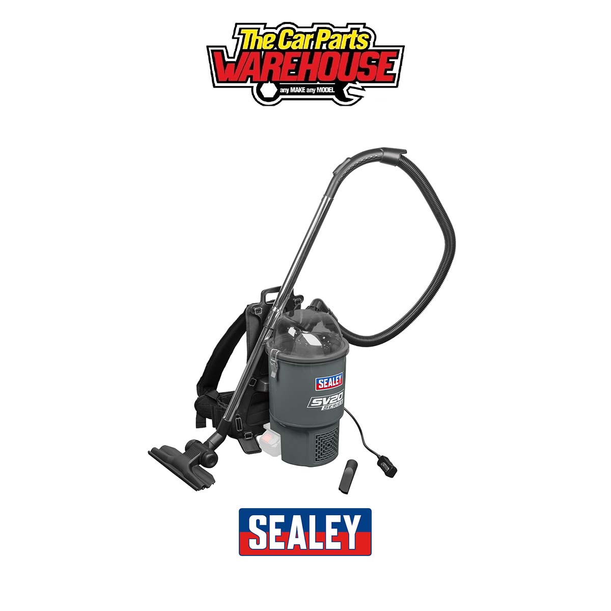Sealey CP40VBV SV20 Series Backpack Vacuum Cleaner 40V - Body Only
