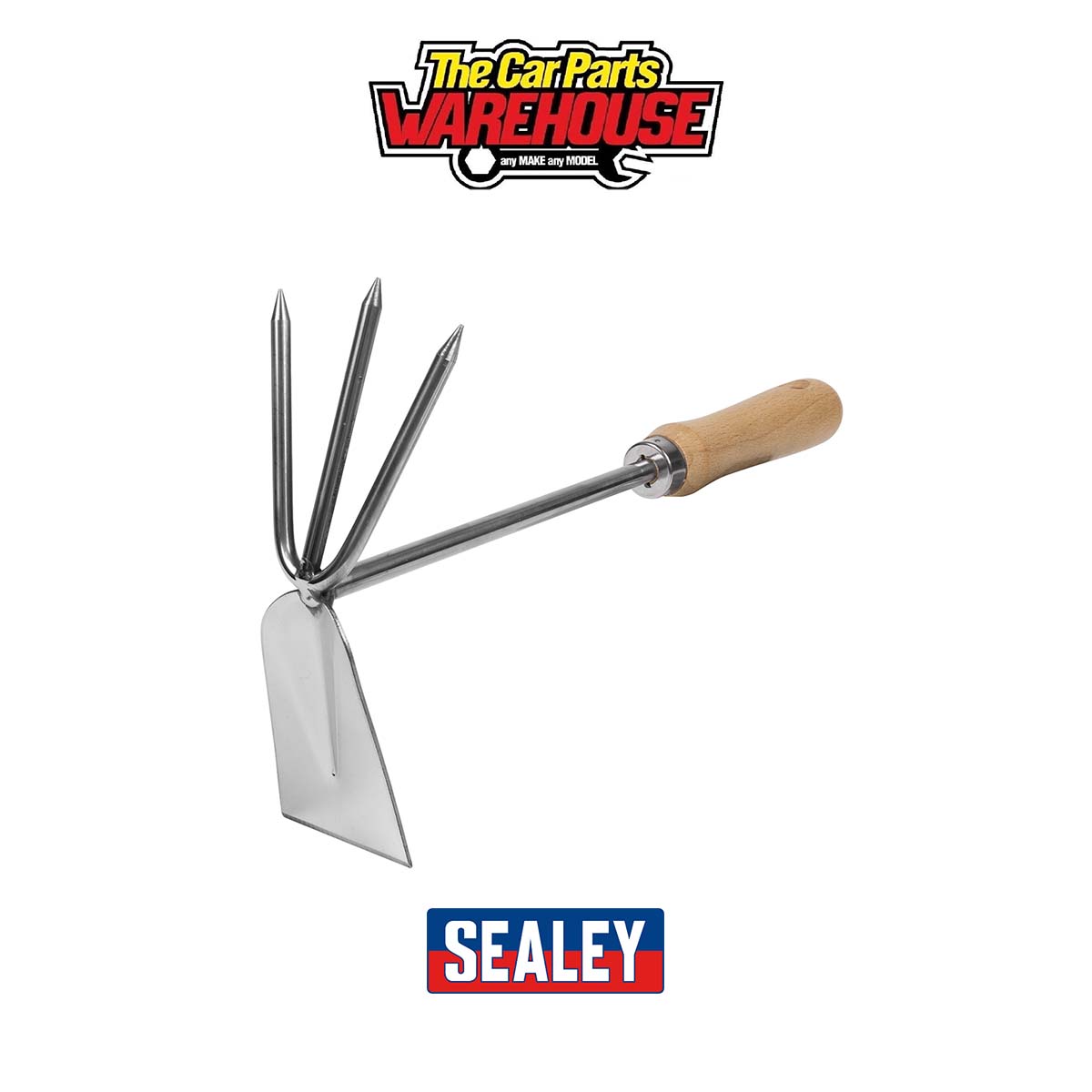 Sealey GTWH002 Premier  2-in-1 Hoe and Cultivator Ash Handle